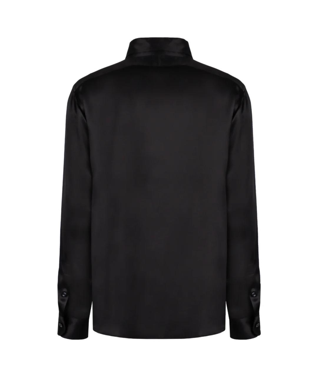TOM FORD Черная шелковая рубашка, фото 2