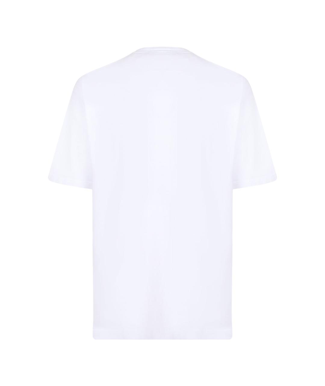 DOLCE&GABBANA Белая хлопковая футболка, фото 2