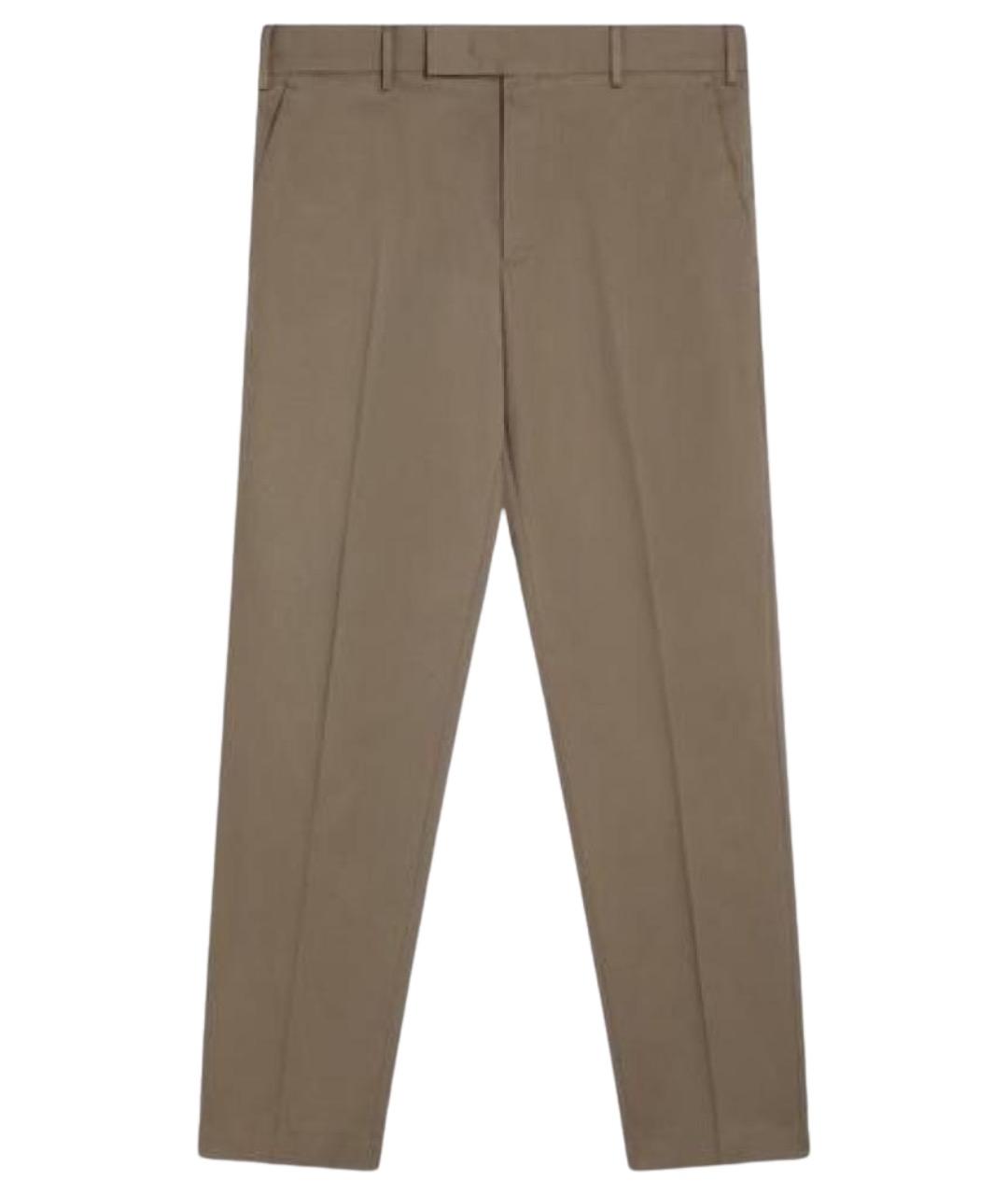 PT TORINO Бежевые хлопковые повседневные брюки, фото 1