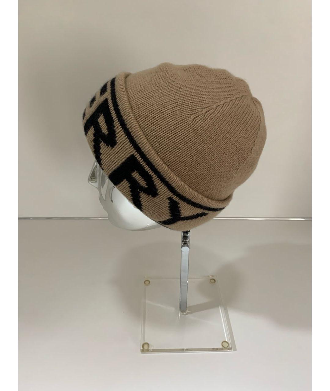 BURBERRY Бежевая кашемировая шапка, фото 4