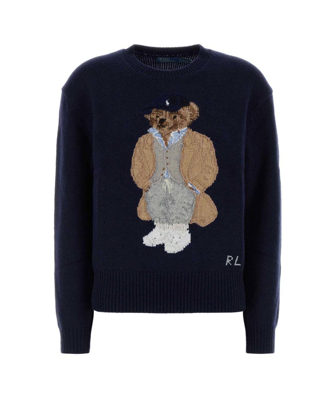 POLO RALPH LAUREN Темно-синий джемпер / свитер, фото 1