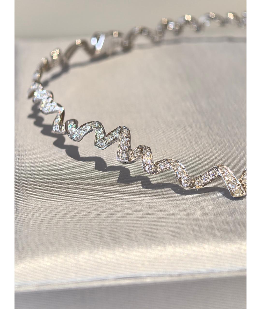 CHRISTIAN DIOR Серебряное колье из белого золота, фото 4