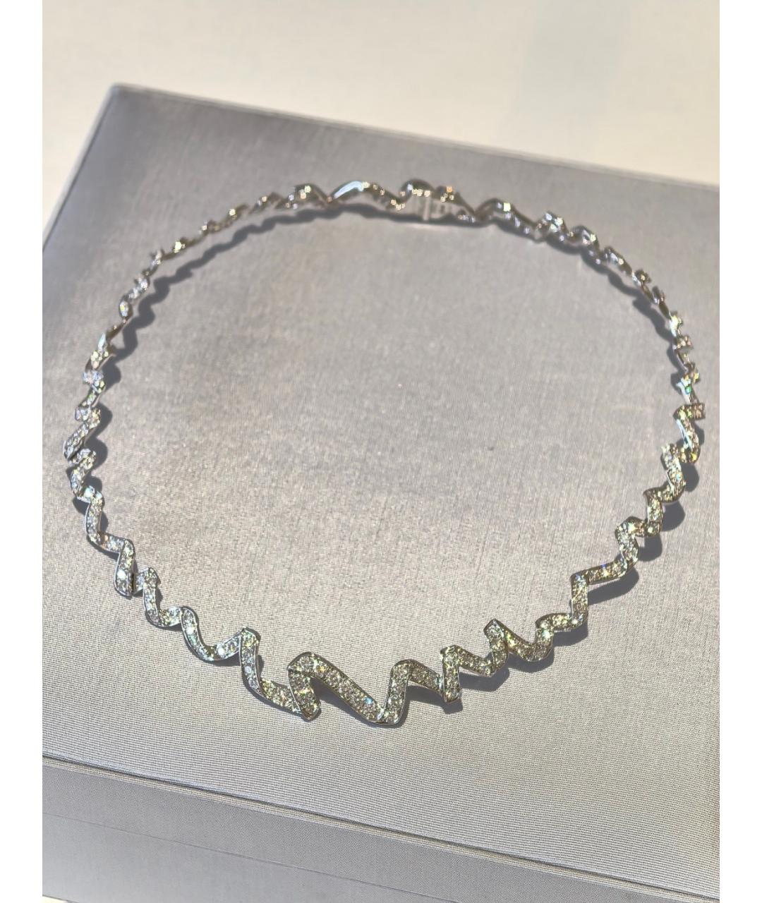 CHRISTIAN DIOR Серебряное колье из белого золота, фото 7