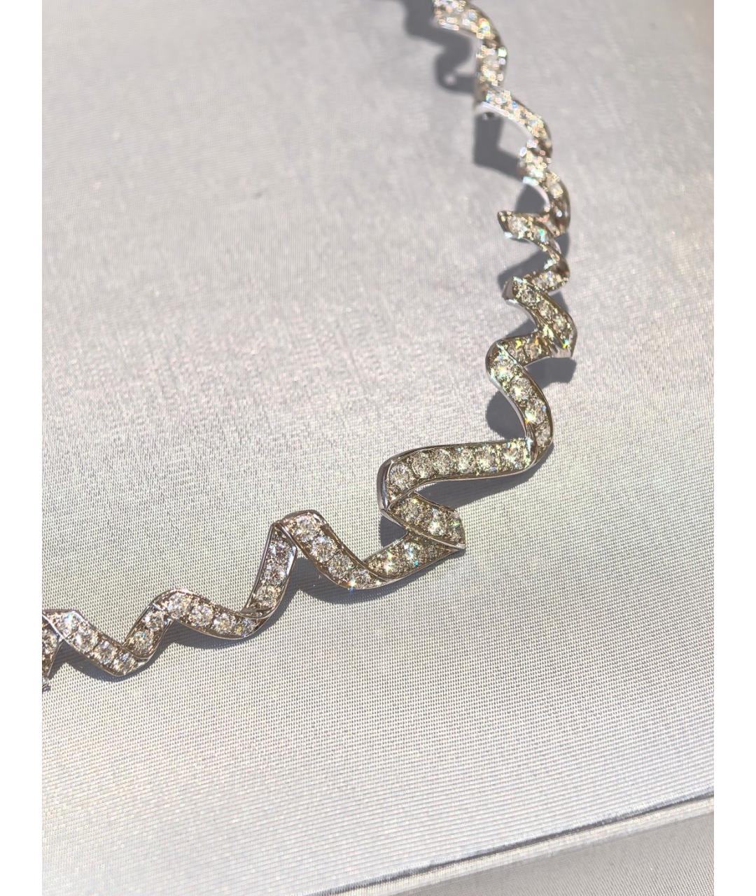 CHRISTIAN DIOR Серебряное колье из белого золота, фото 3