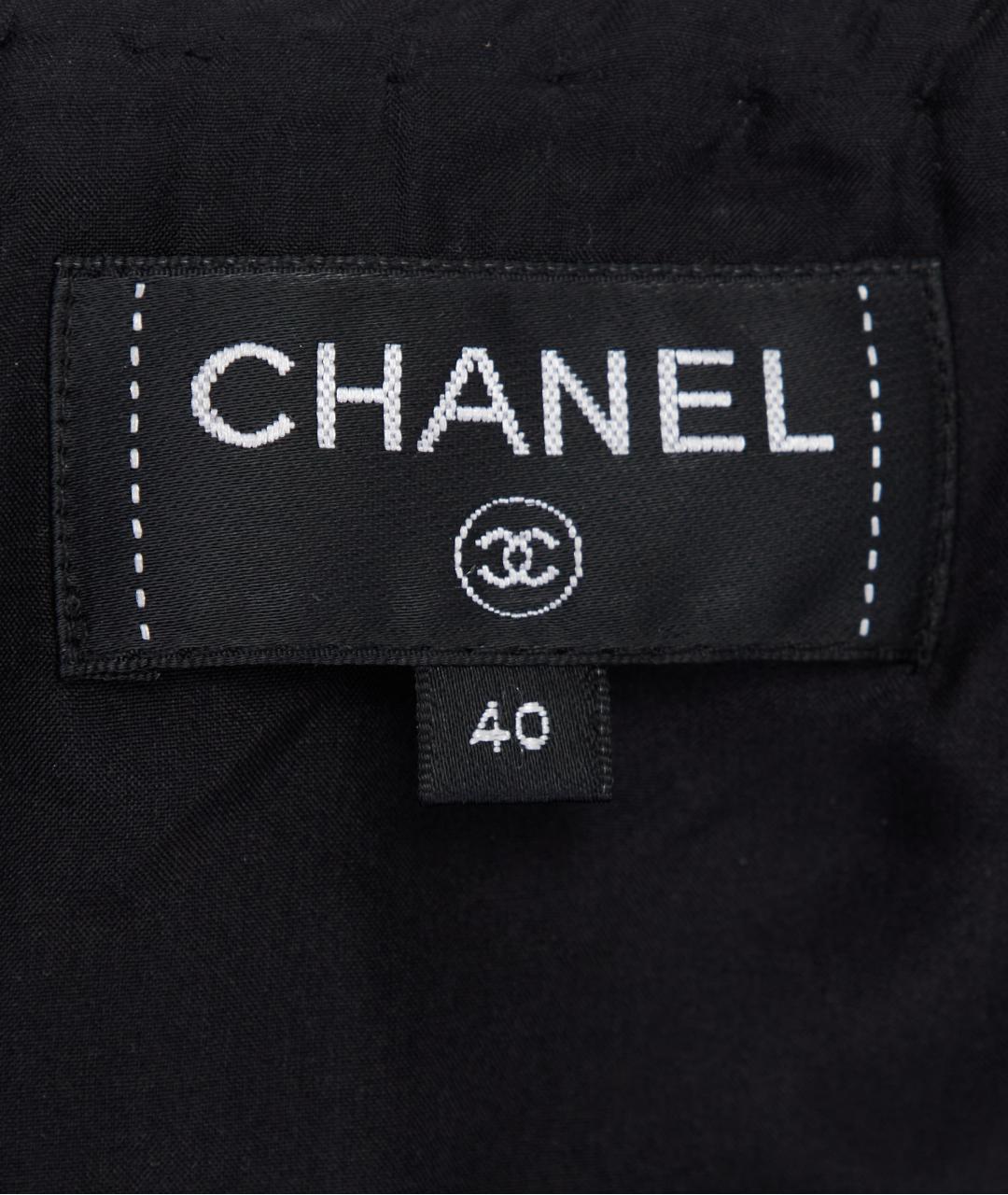CHANEL Синий шерстяной костюм с юбками, фото 8