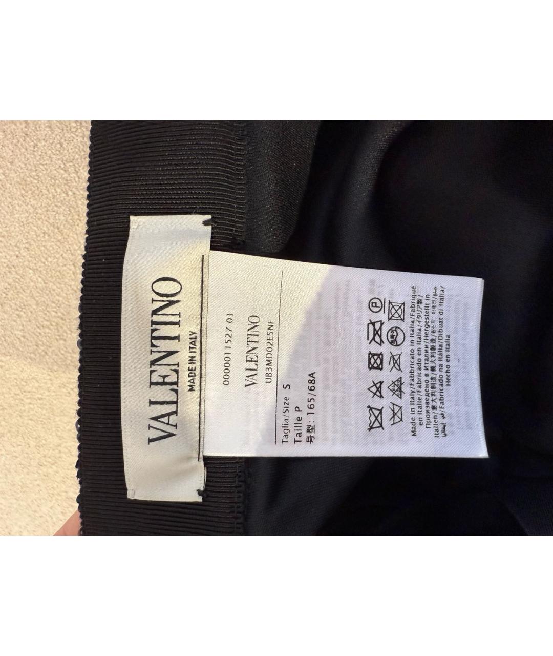 VALENTINO Черная юбка миди, фото 4