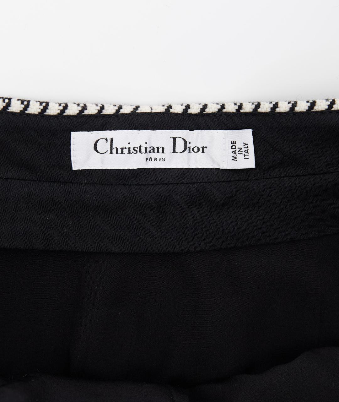 CHRISTIAN DIOR Черный шерстяной костюм с брюками, фото 4
