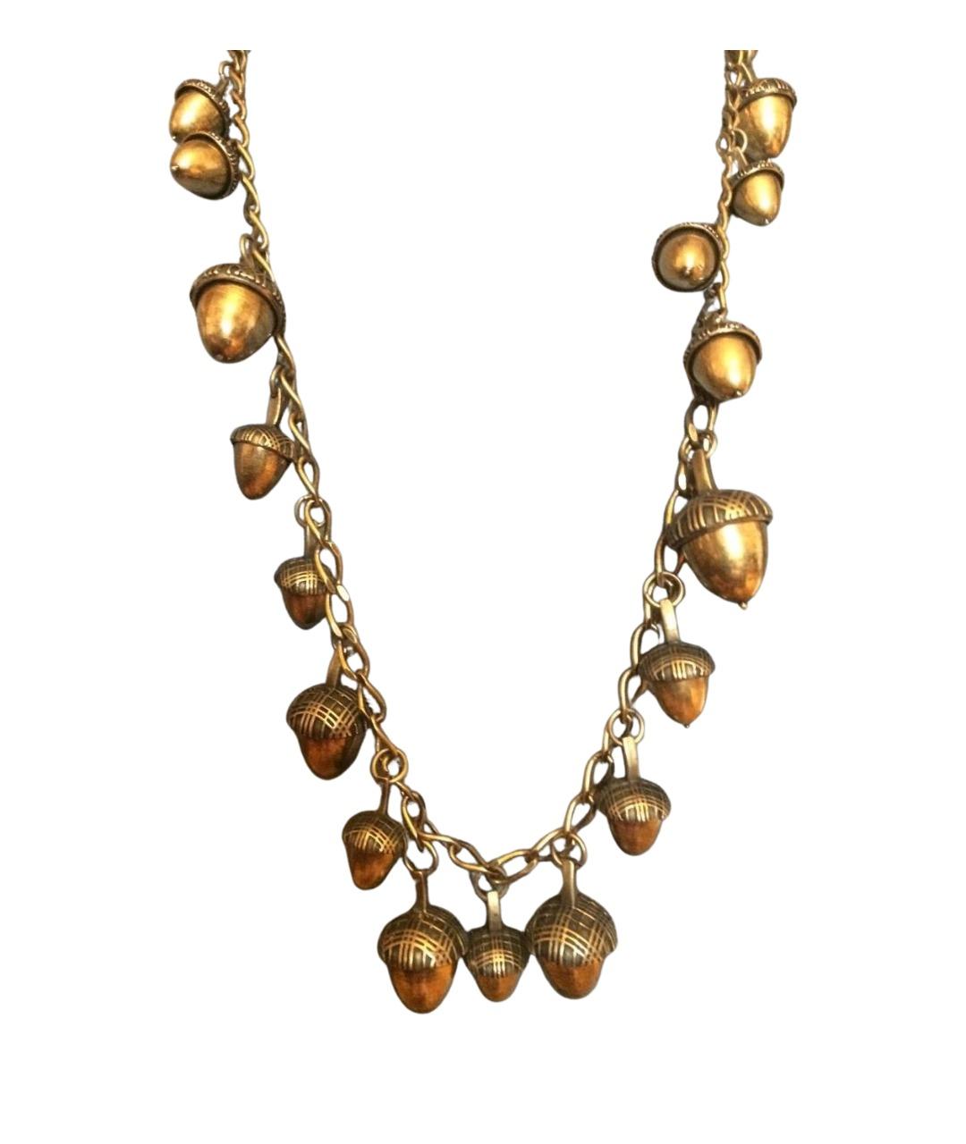 BURBERRY Латунное колье, фото 1