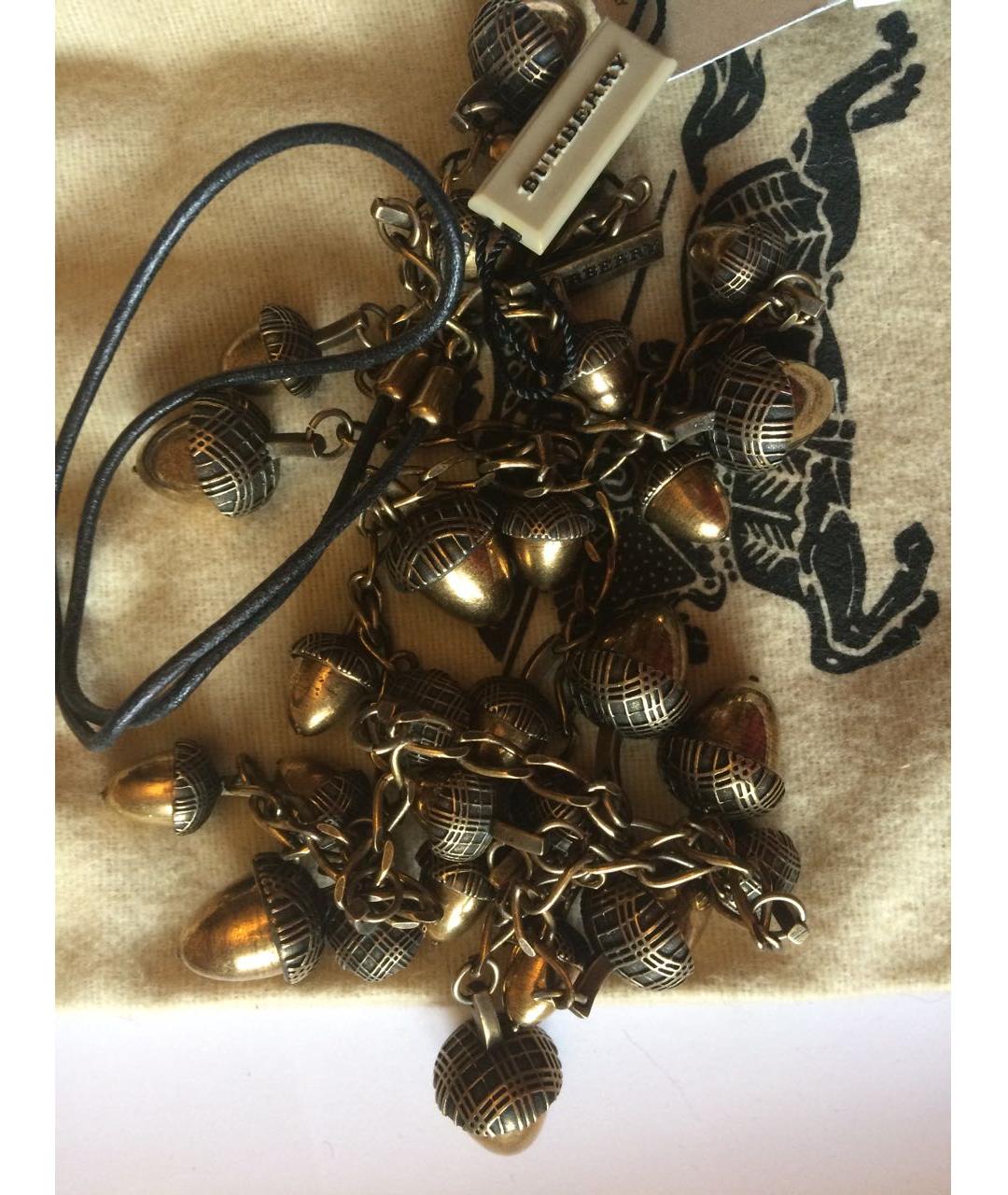 BURBERRY Латунное колье, фото 7