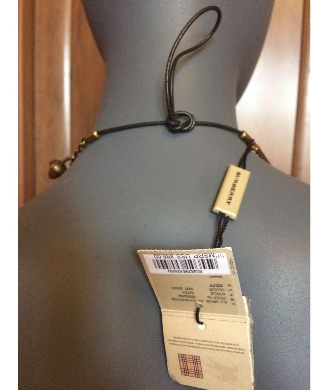 BURBERRY Латунное колье, фото 5
