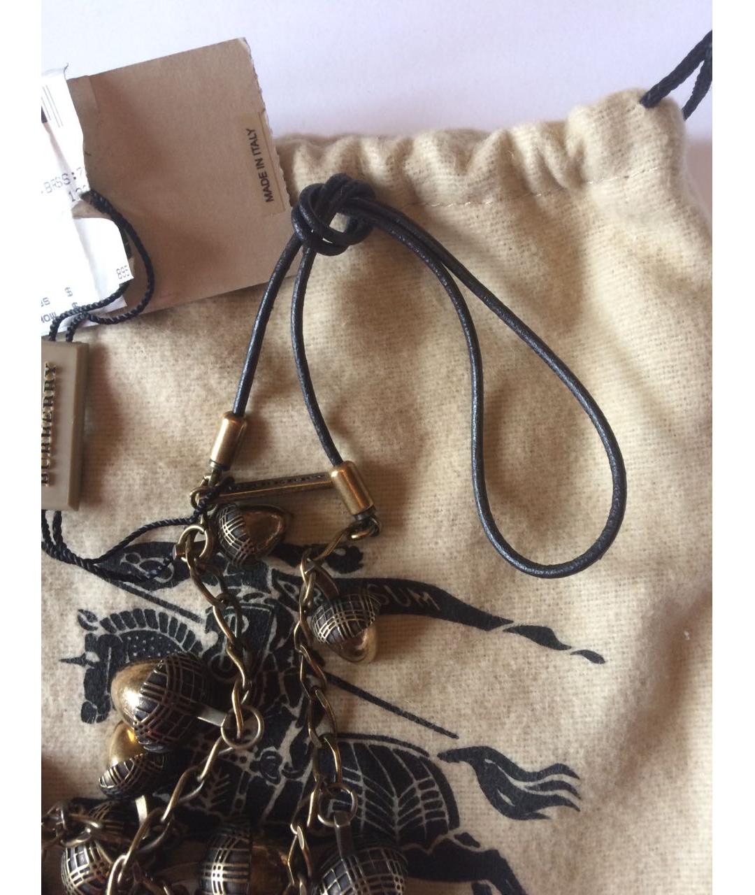 BURBERRY Латунное колье, фото 4