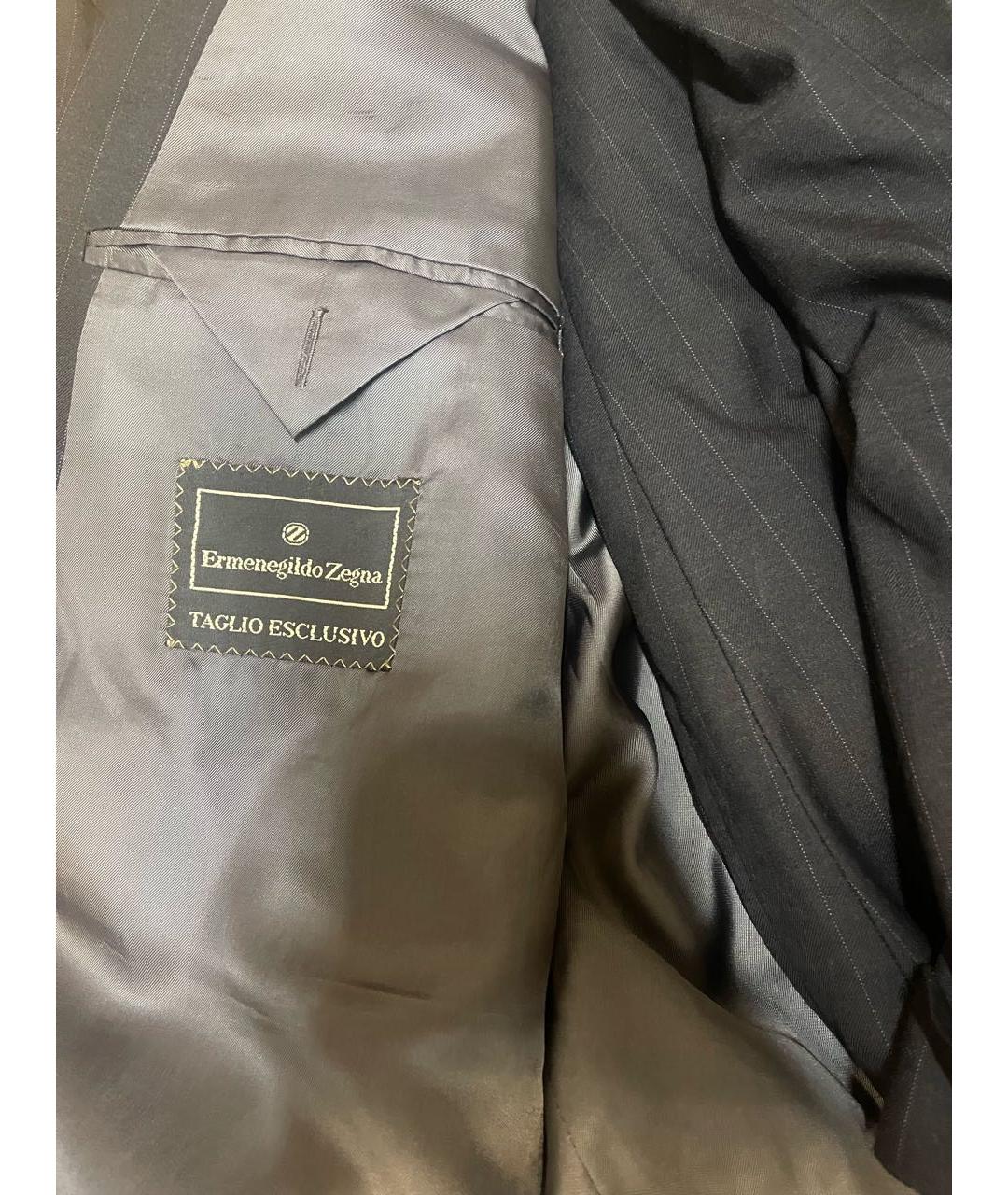 ERMENEGILDO ZEGNA XXX Антрацитовый классический костюм, фото 6
