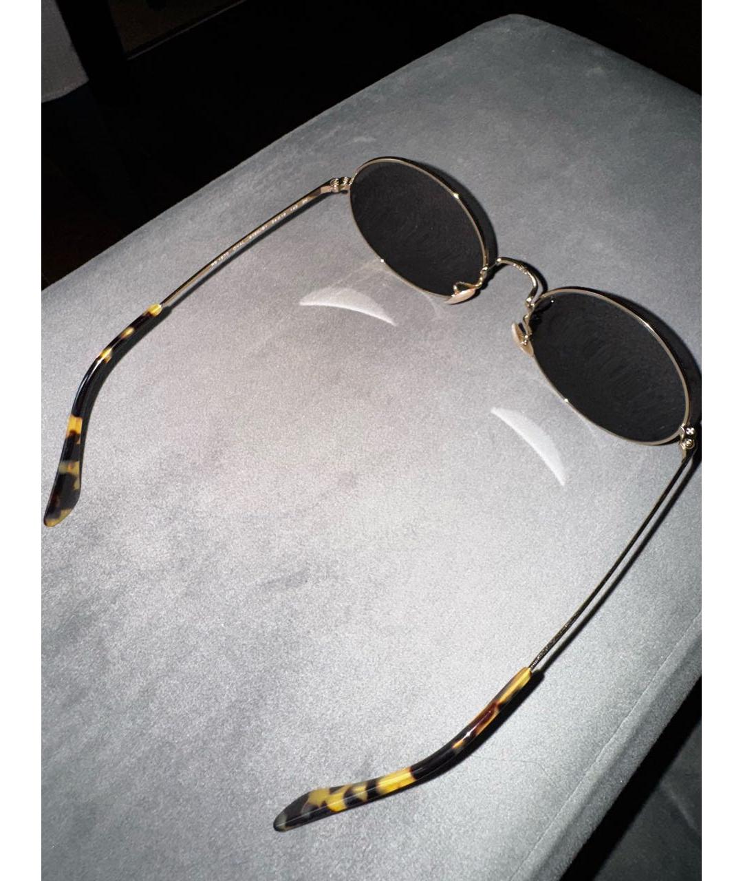 RAY BAN Черные металлические солнцезащитные очки, фото 8