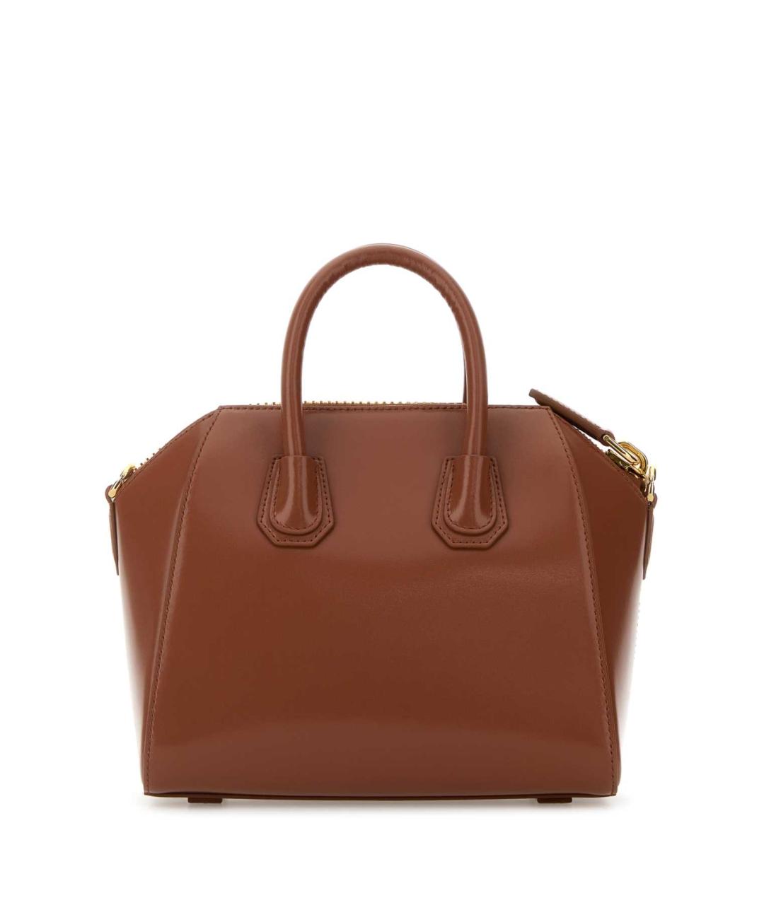 GIVENCHY Коричневая кожаная сумка тоут, фото 3