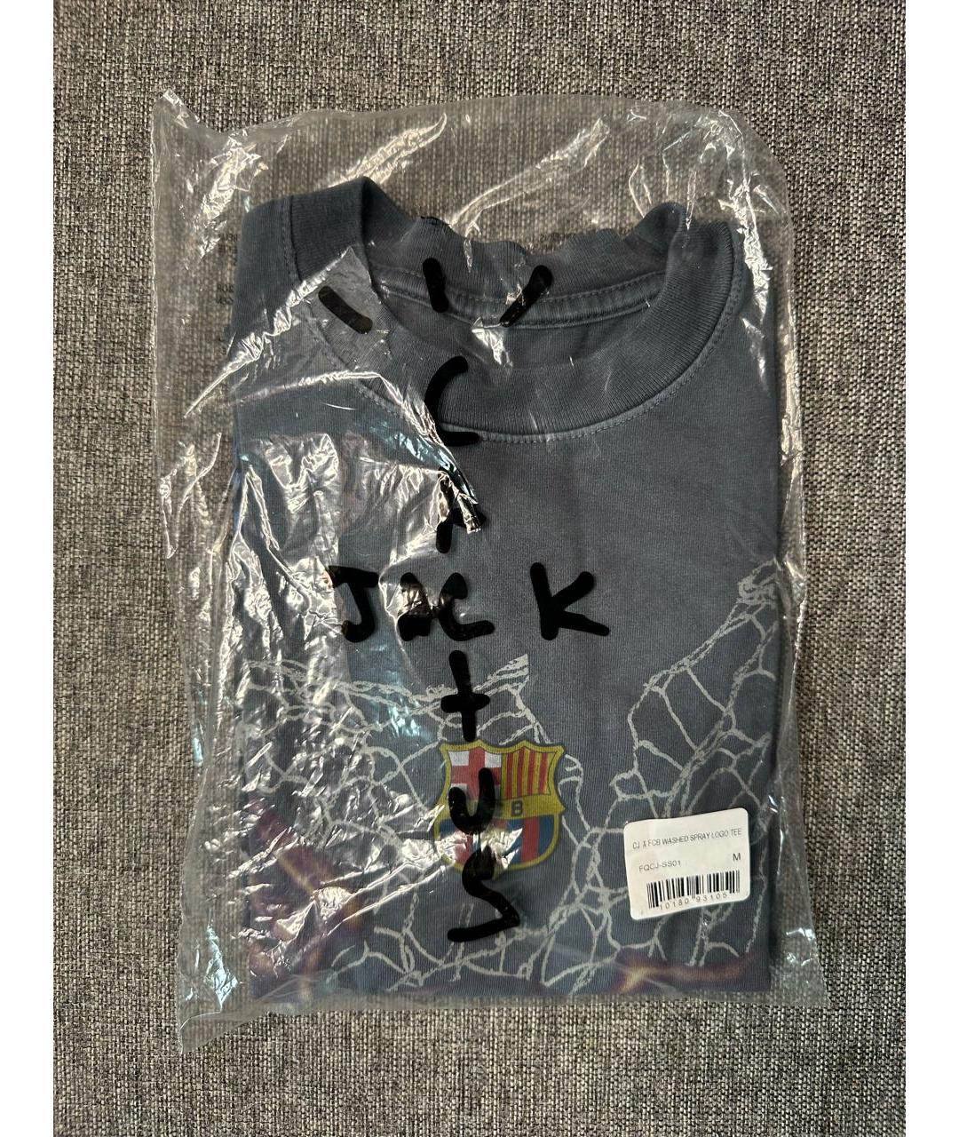 CACTUS JACK BY TRAVIS SCOTT Серая футболка, фото 3