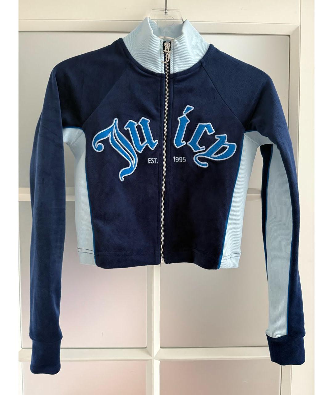 JUICY COUTURE Темно-синяя спортивная куртка, фото 6