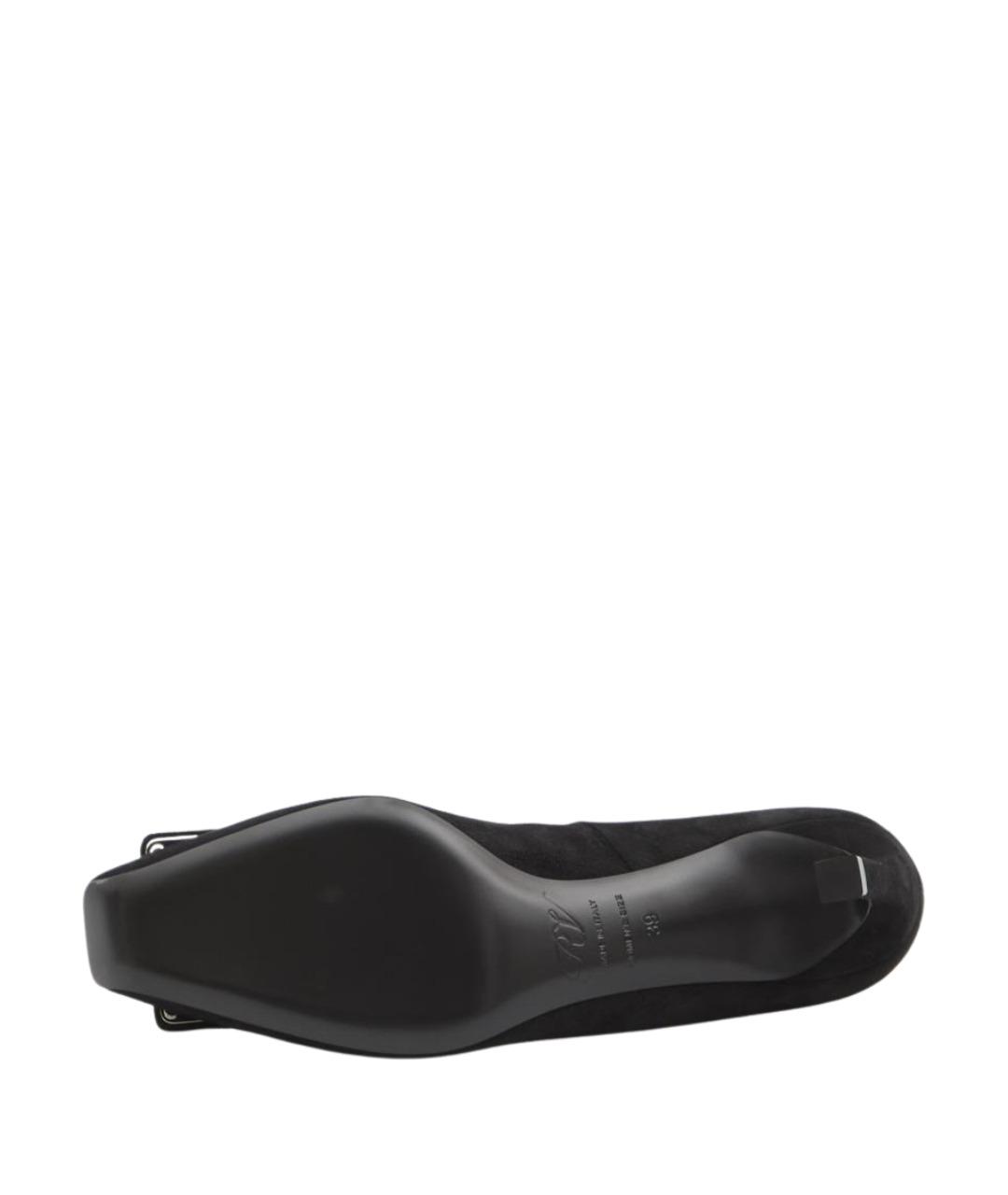 ROGER VIVIER Черные кожаные туфли, фото 4