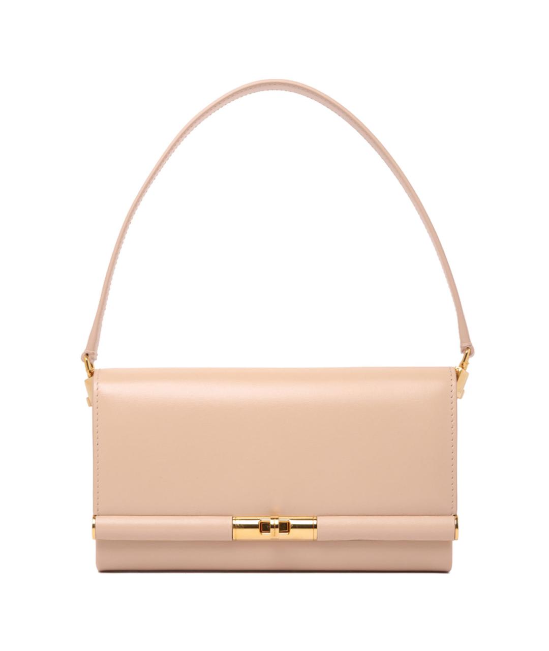 DOLCE&GABBANA Розовая кожаная сумка через плечо, фото 1