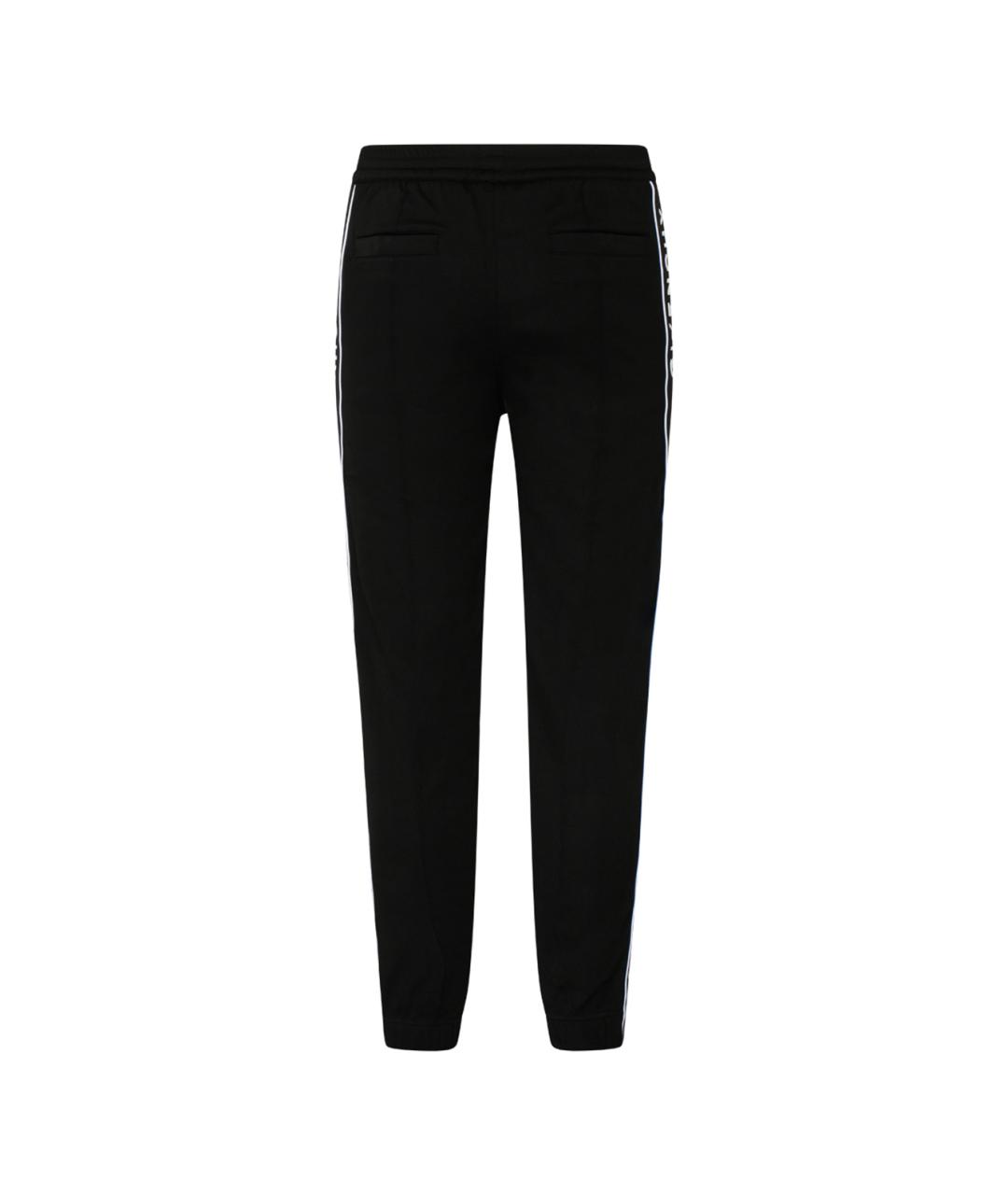 GIVENCHY Черные полиамидовые повседневные брюки, фото 2