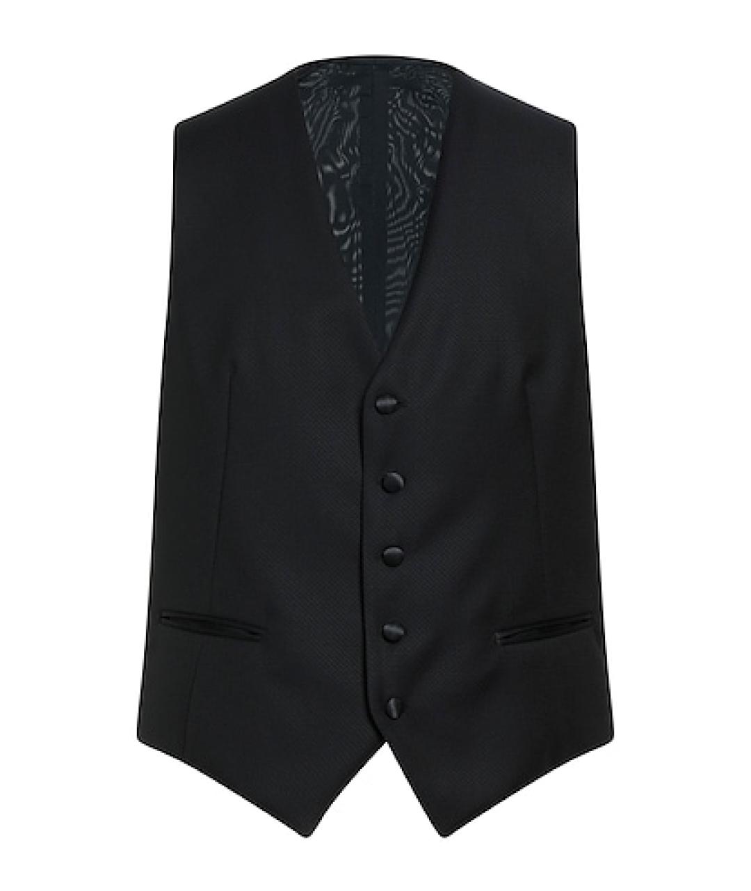 TAGLIATORE Черная вискозная жилетка, фото 1