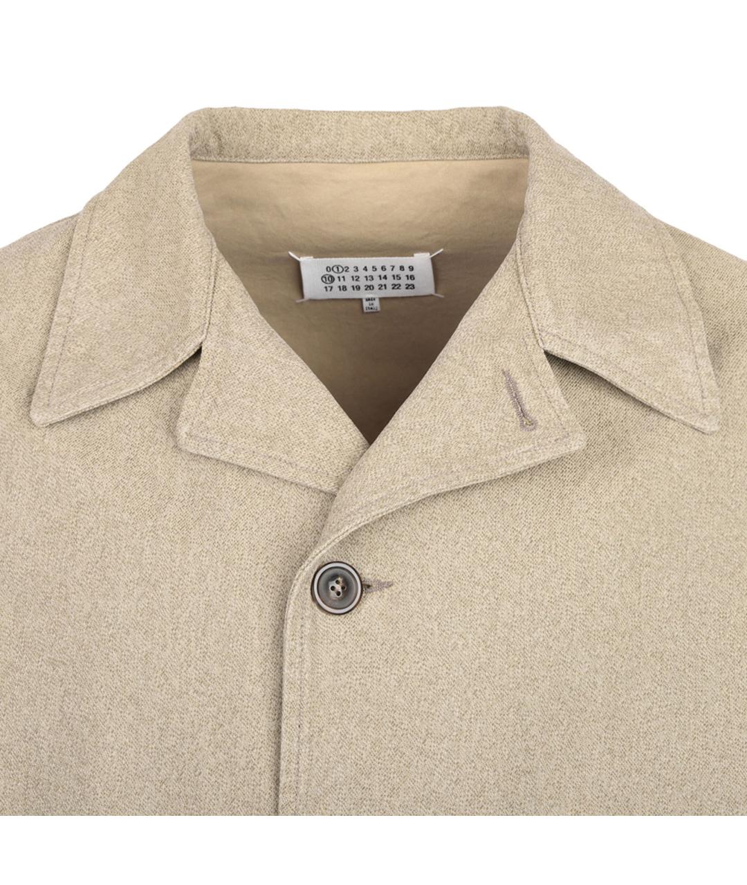 MAISON MARGIELA Бежевая хлопковая куртка, фото 3