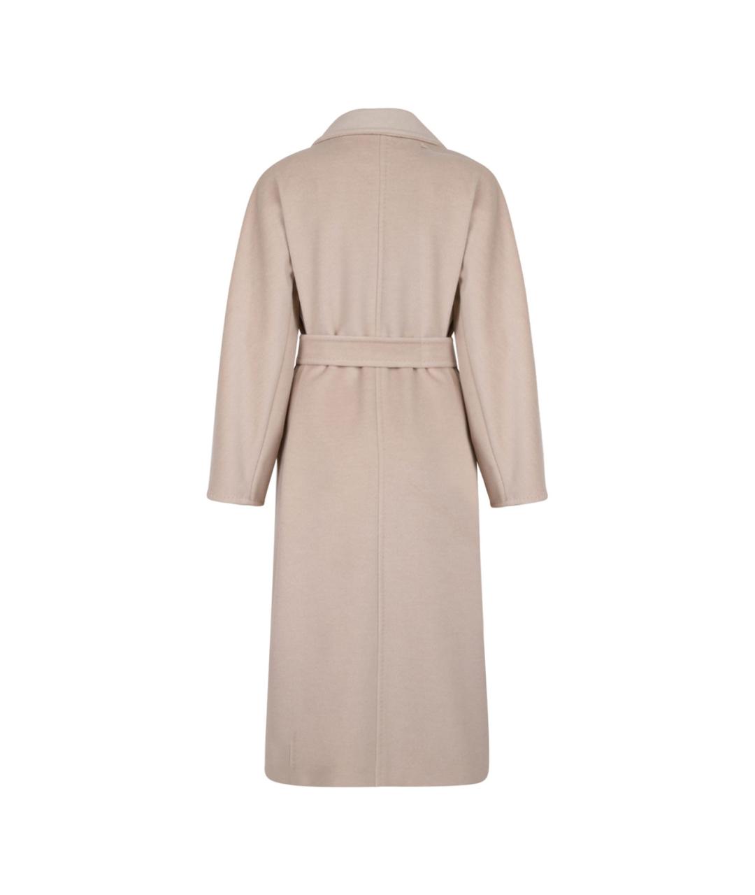 MAX MARA Бежевое шерстяное пальто, фото 2