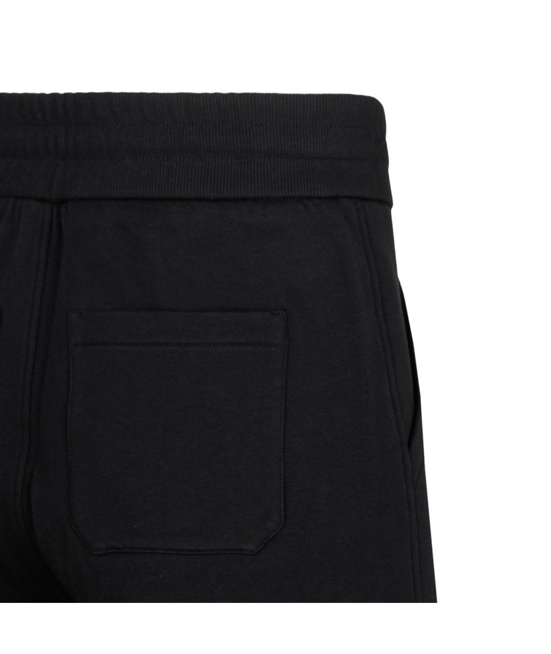 BALMAIN Черные хлопковые повседневные брюки, фото 4