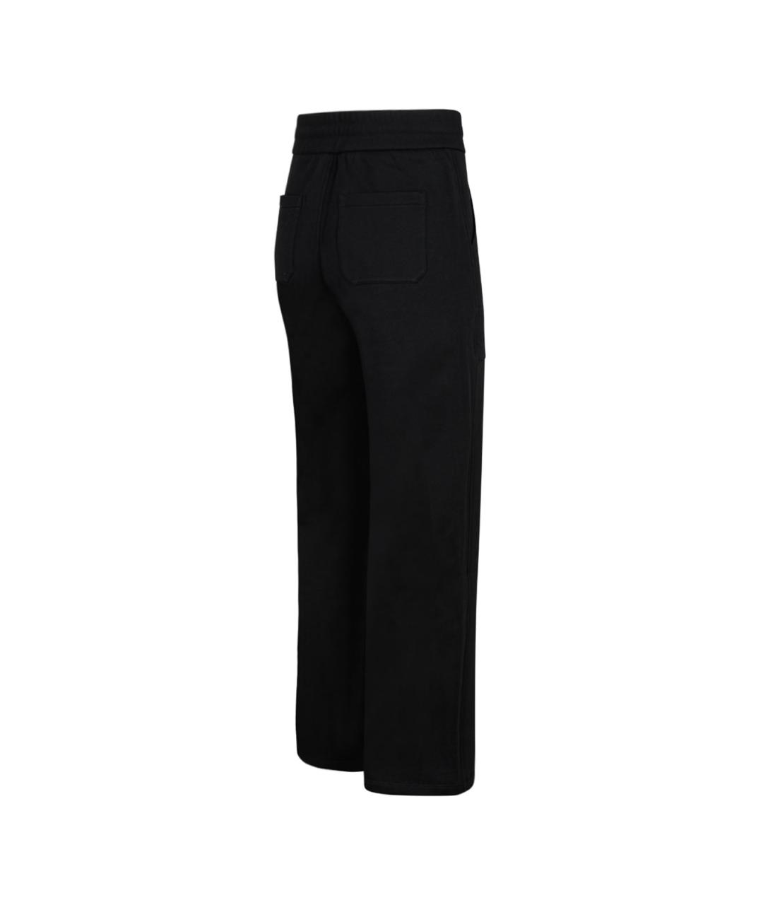 BALMAIN Черные хлопковые повседневные брюки, фото 3