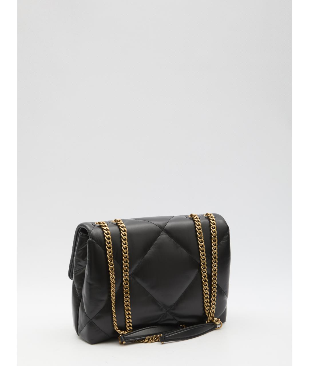 TORY BURCH Черная кожаная сумка через плечо, фото 2