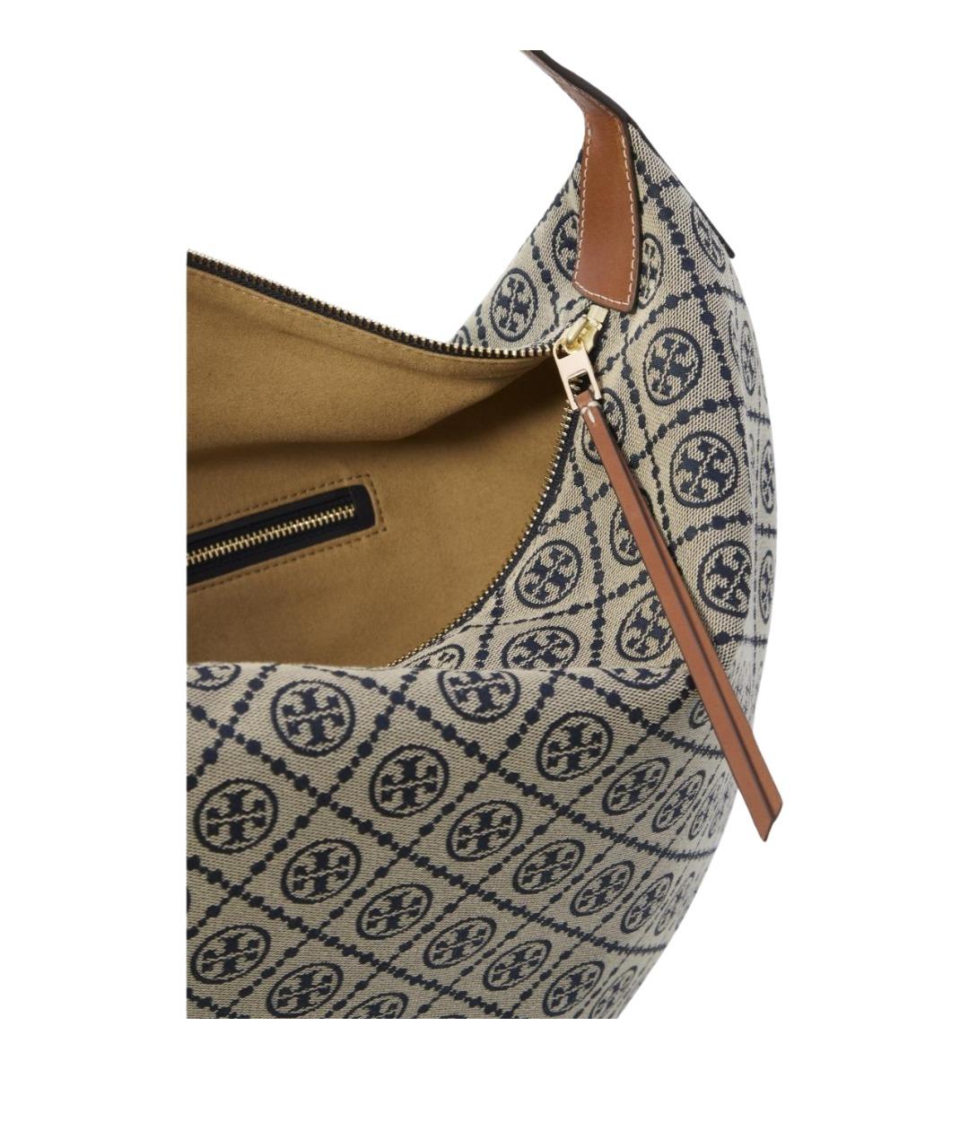 TORY BURCH Синяя синтетическая сумка через плечо, фото 4