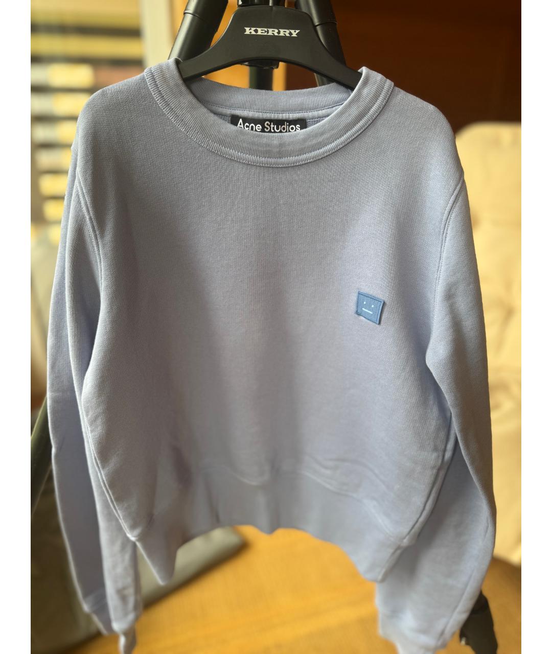 ACNE STUDIOS Синий хлопковый джемпер / свитер, фото 5