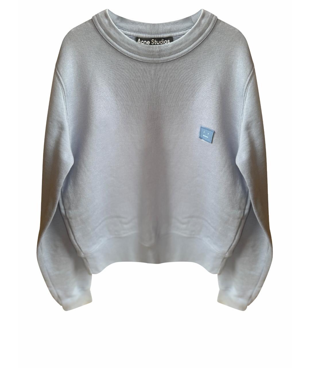 ACNE STUDIOS Синий хлопковый джемпер / свитер, фото 1