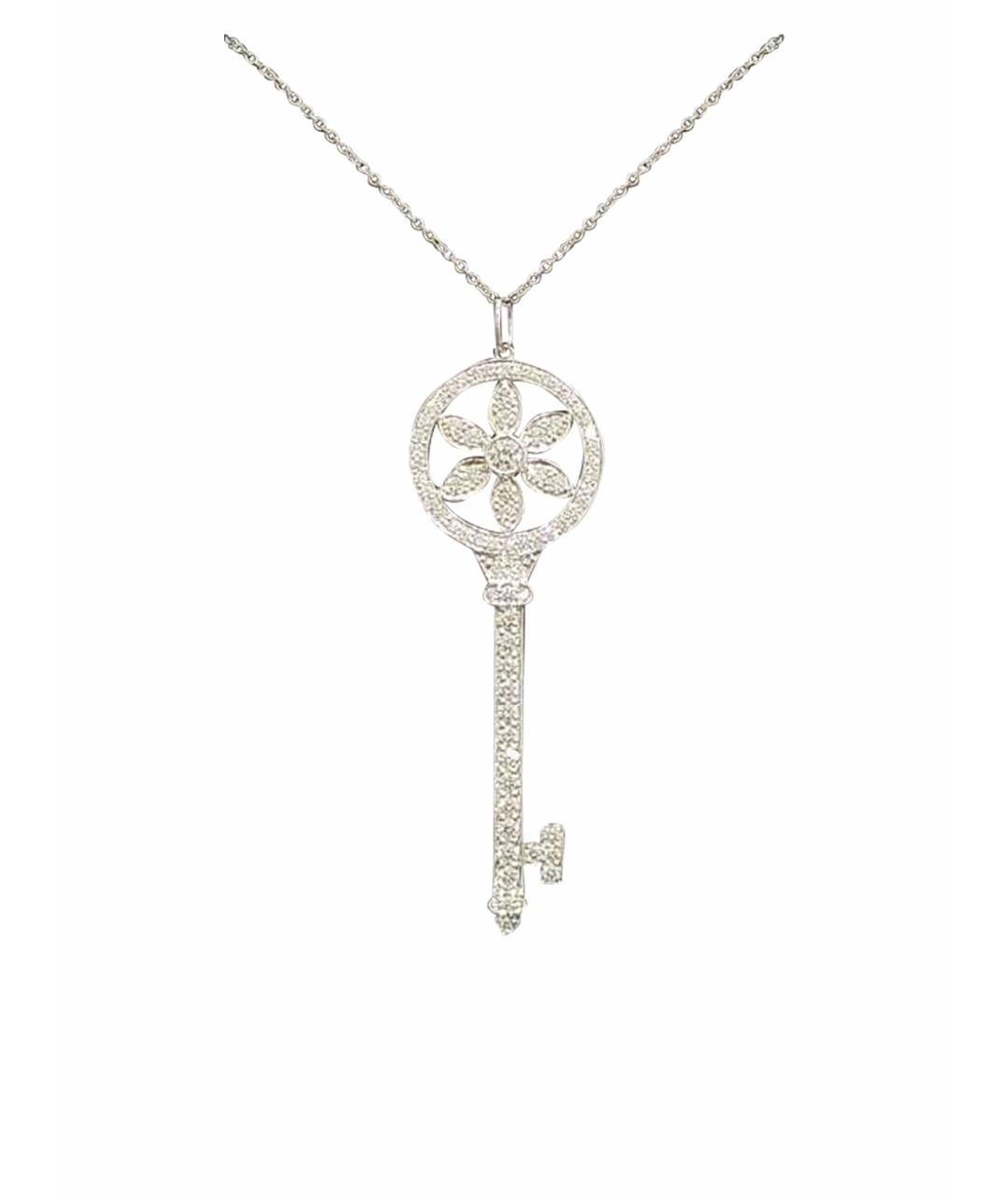 TIFFANY&CO Серебряная платиновая подвеска, фото 1