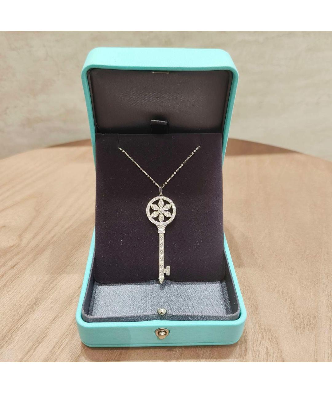 TIFFANY&CO Серебряная платиновая подвеска, фото 4