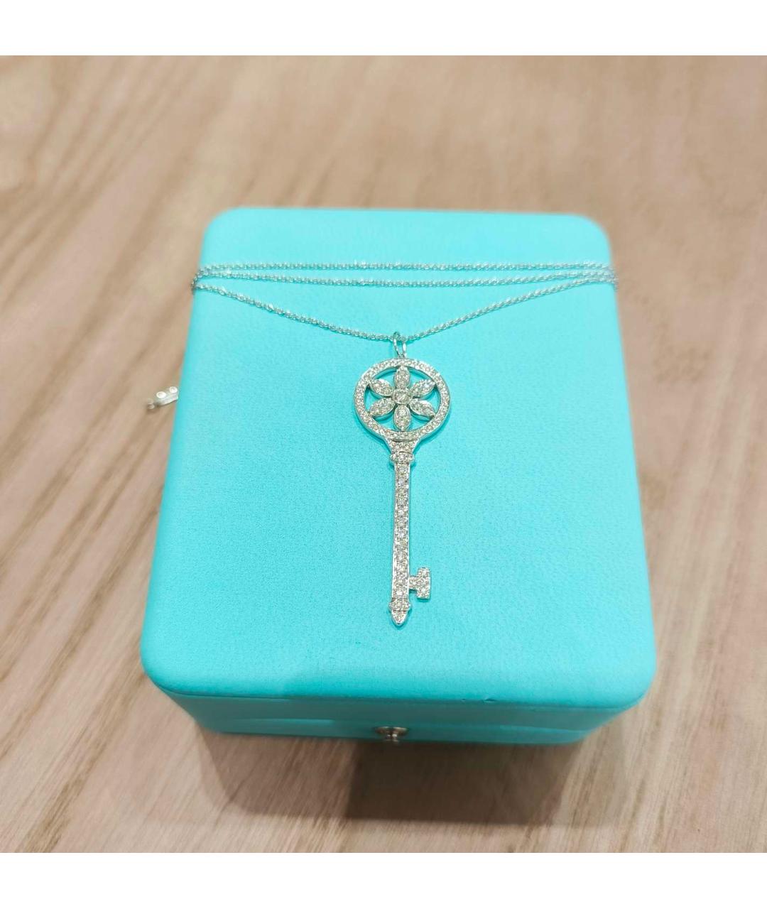 TIFFANY&CO Серебряная платиновая подвеска, фото 3