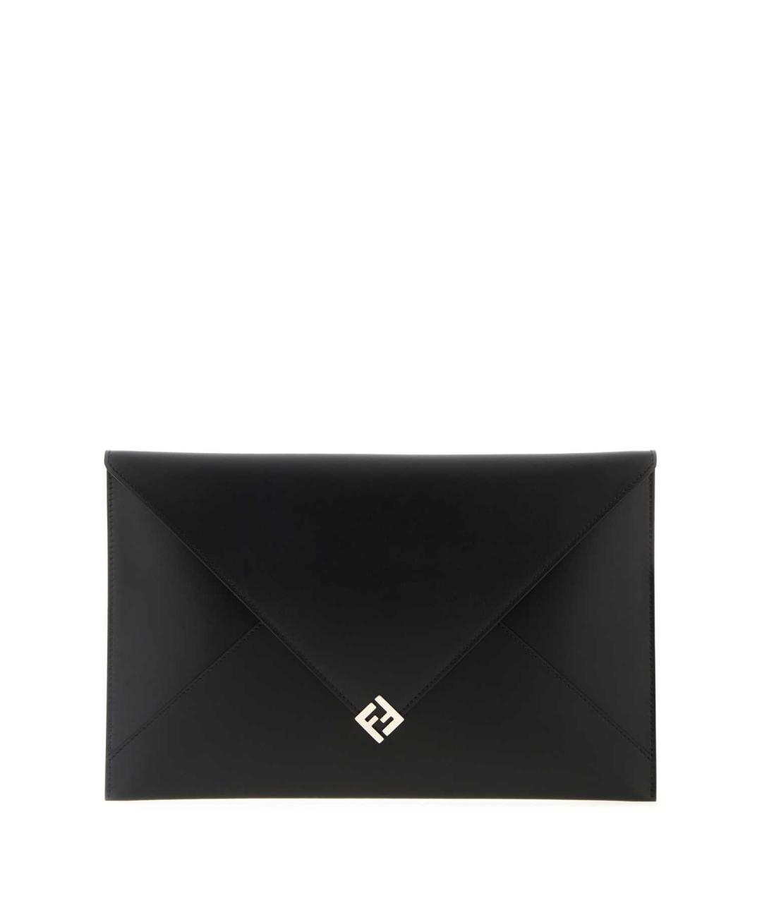 FENDI Черный кожаный кошелек, фото 1