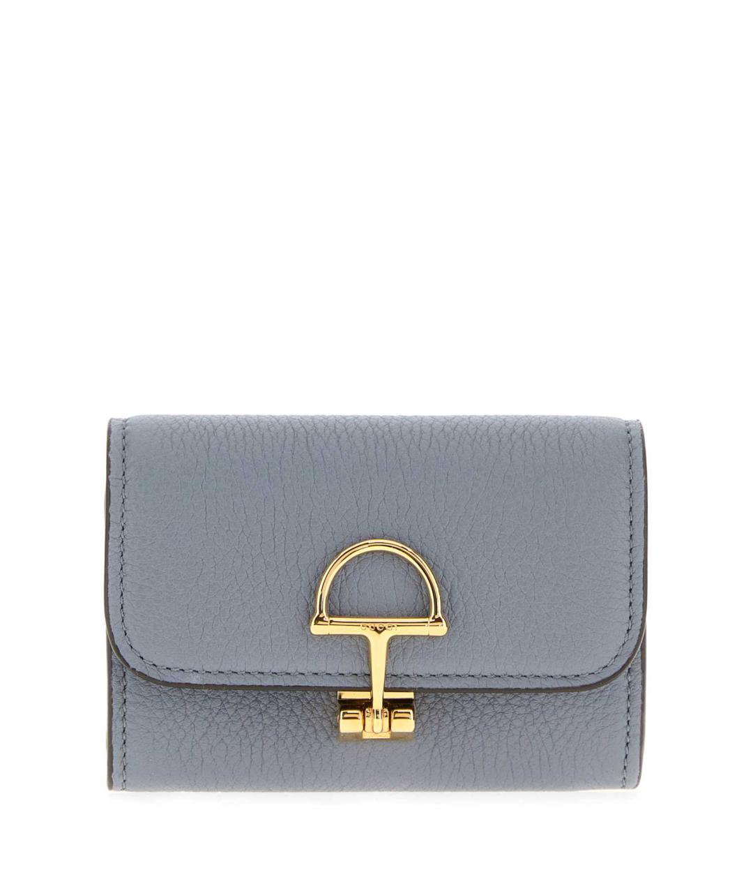 GUCCI Голубой кожаный кошелек, фото 1