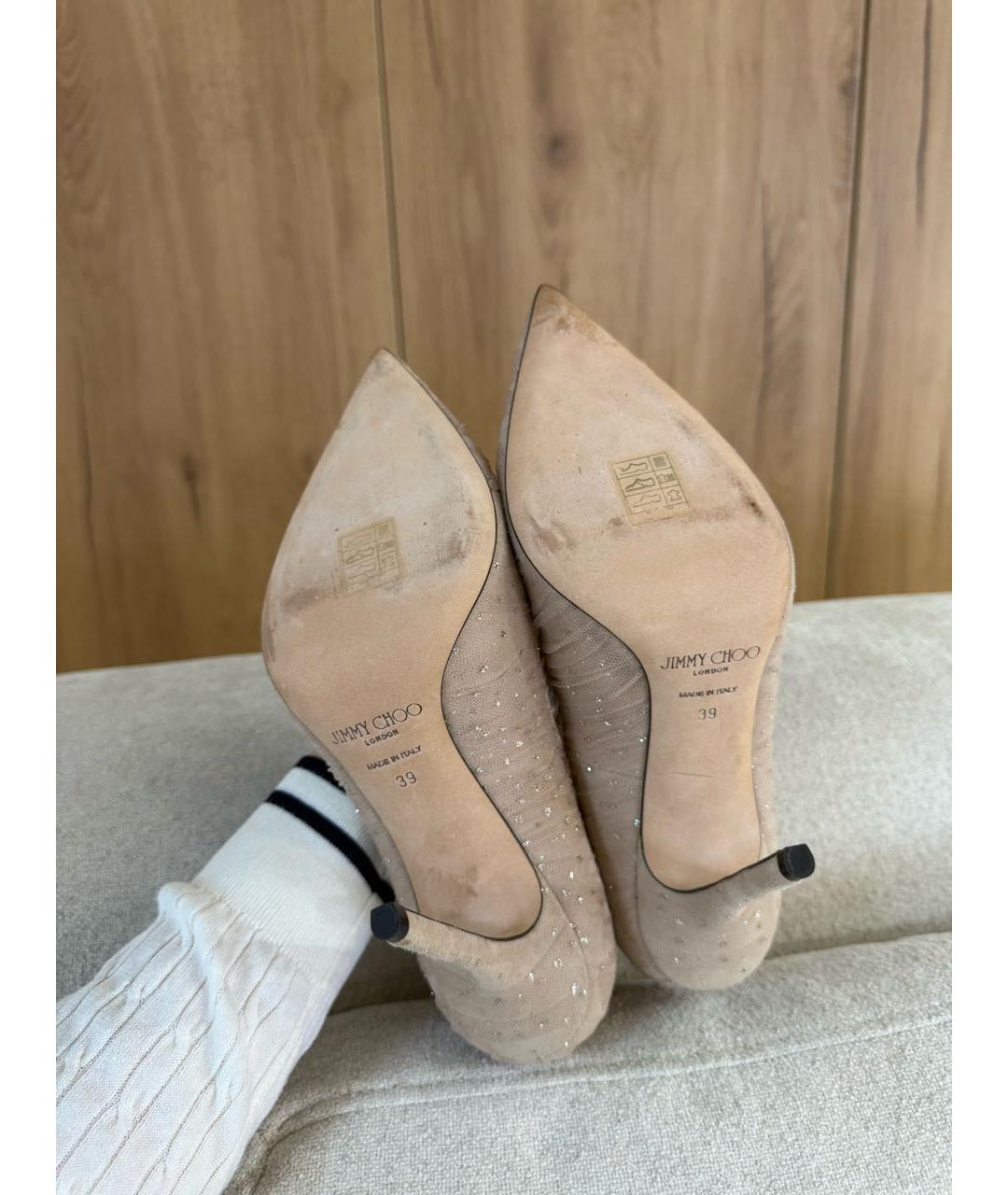 JIMMY CHOO Розовые туфли, фото 4