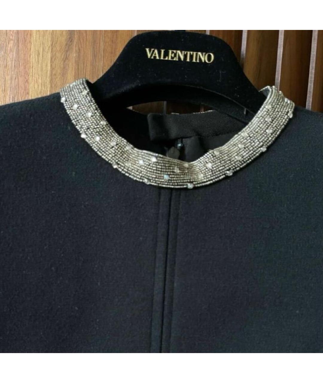 SAINT LAURENT Черное шерстяное коктейльное платье, фото 5