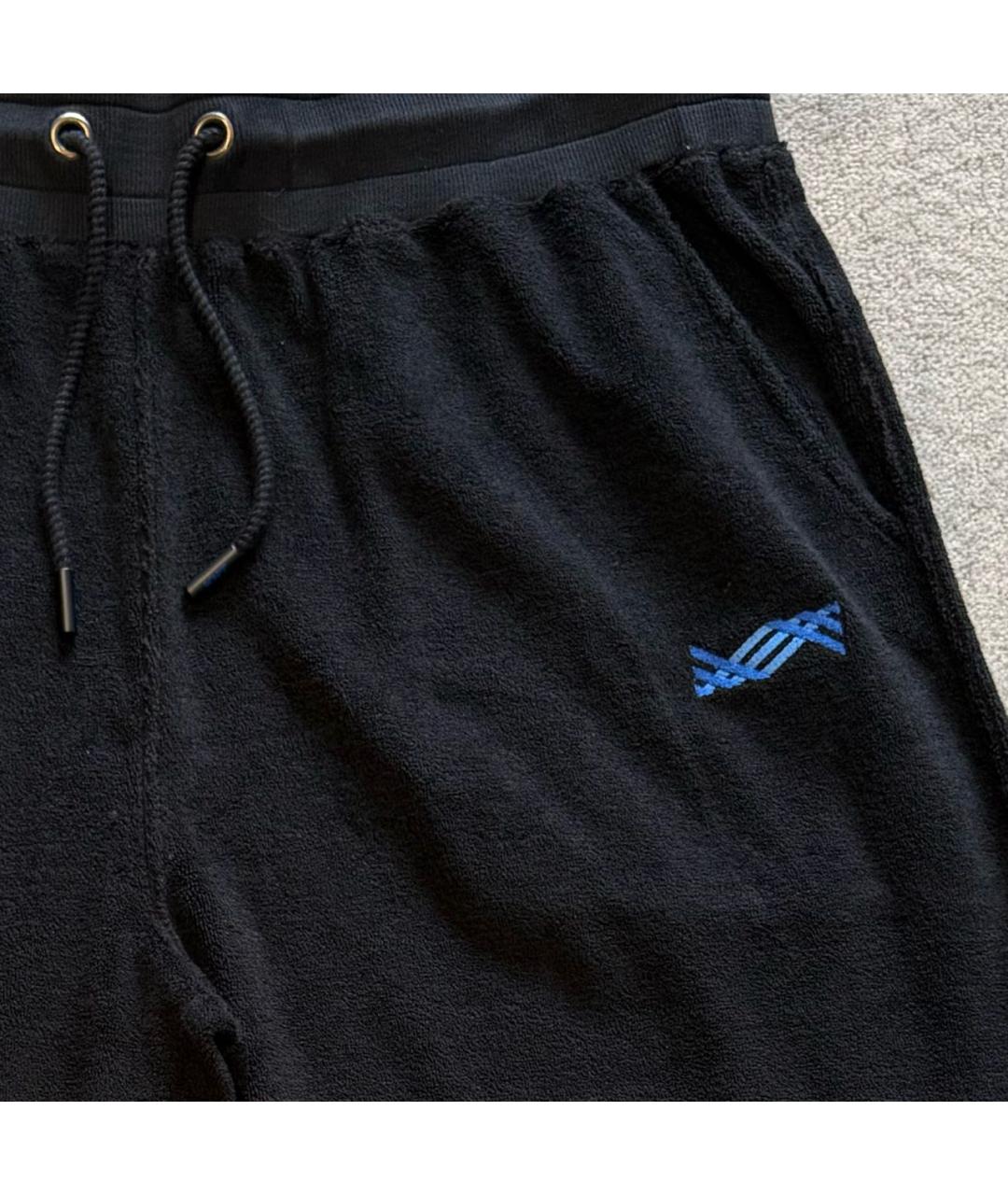 KITON Черные хлопко-эластановые повседневные брюки, фото 4