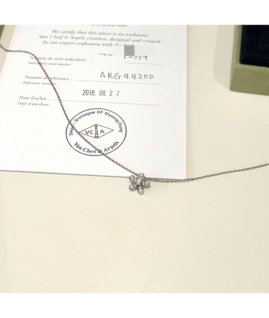 VAN CLEEF & ARPELS Серебряное колье из белого золота, фото 4