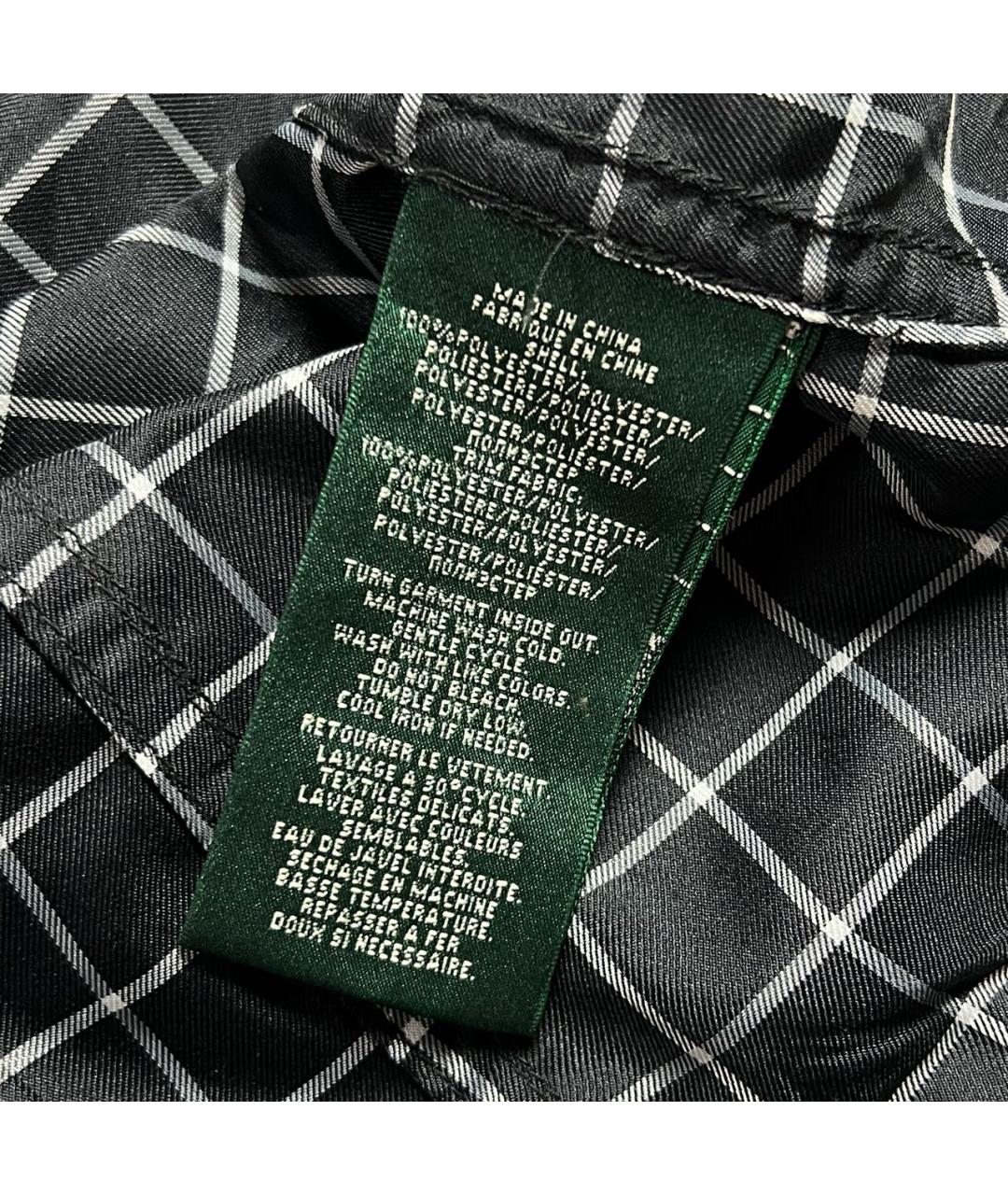 RALPH LAUREN Черная полиэстеровая куртка, фото 7