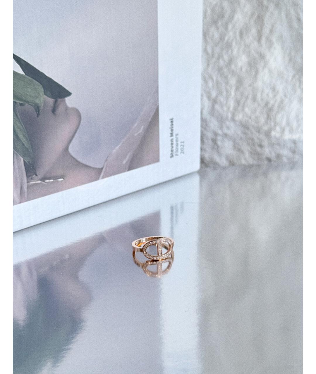HERMES Золотое кольцо из розового золота, фото 2