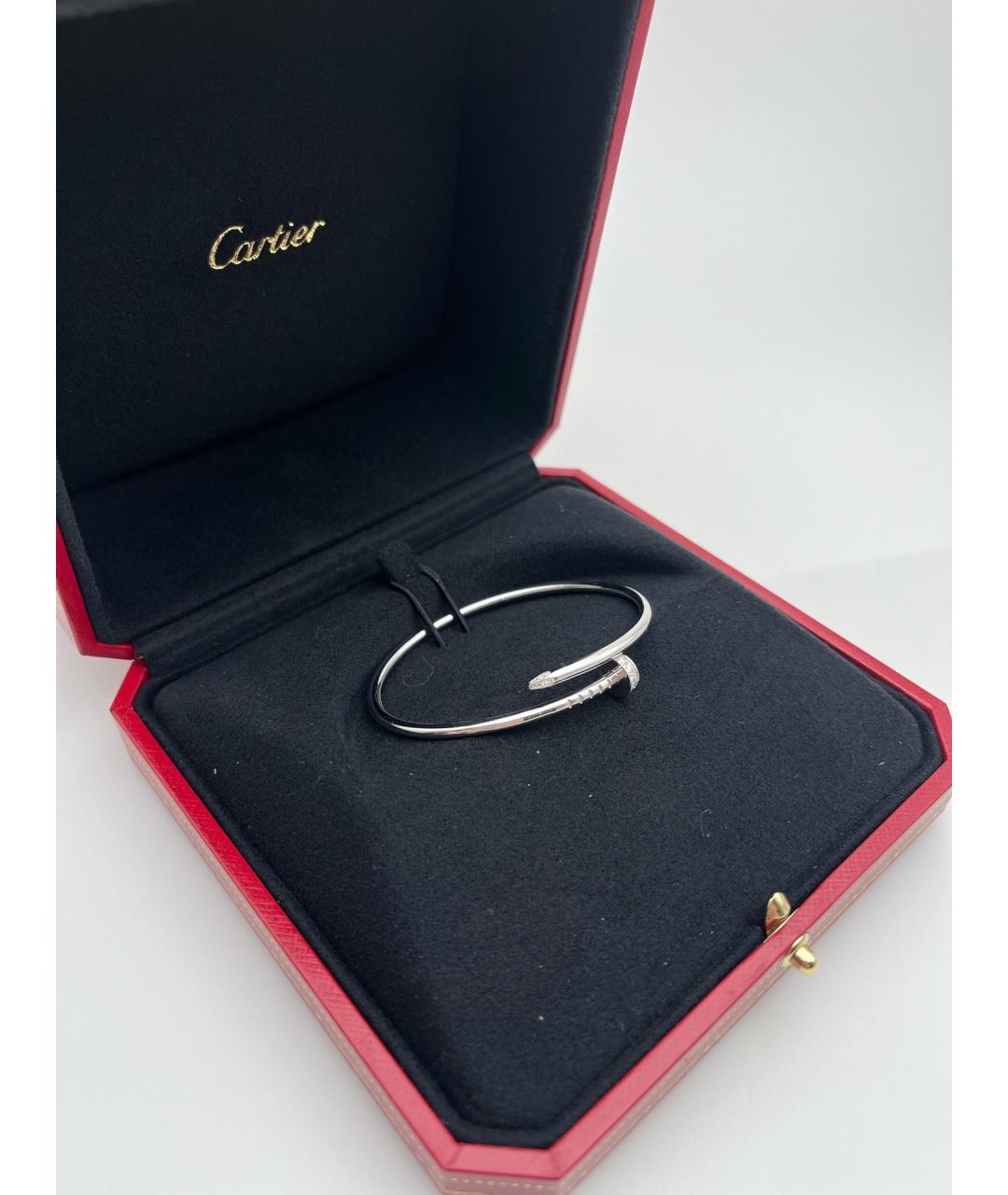 CARTIER Серебрянный браслет из белого золота, фото 5