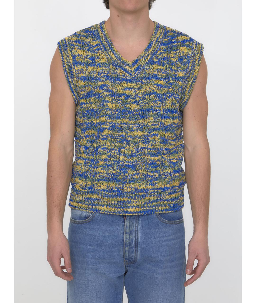 ANDERSSON BELL Синяя хлопковая жилетка, фото 2