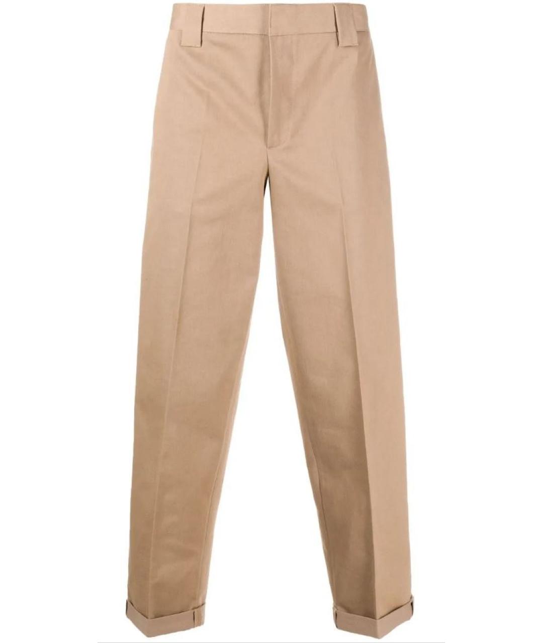 GOLDEN GOOSE DELUXE BRAND Бежевые повседневные брюки, фото 1