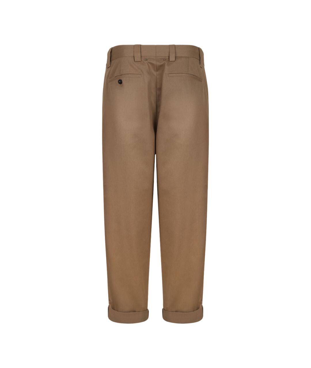 GOLDEN GOOSE DELUXE BRAND Бежевые повседневные брюки, фото 2