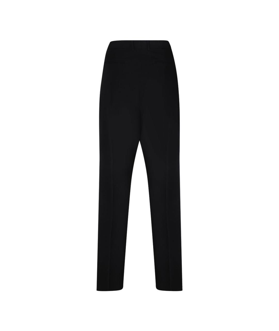 GIVENCHY Черные шерстяные повседневные брюки, фото 2