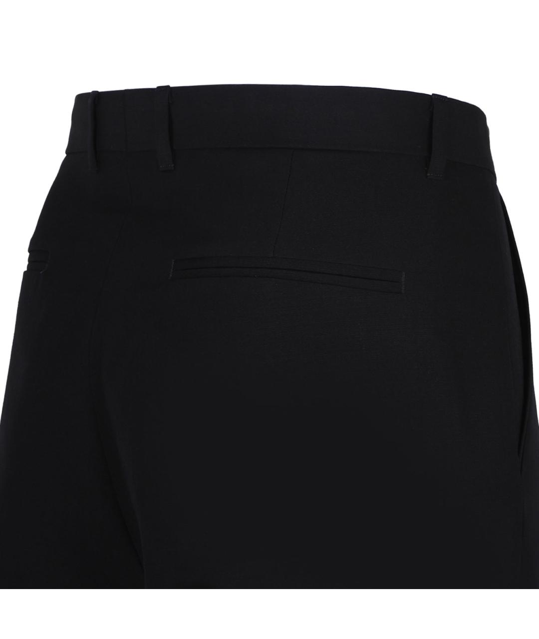GIVENCHY Черные шерстяные повседневные брюки, фото 4