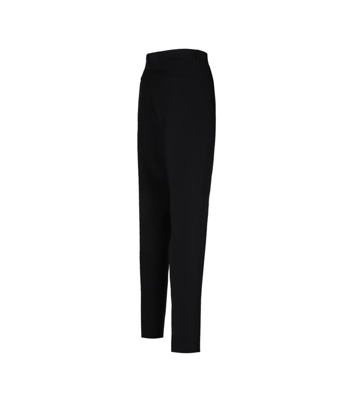 GIVENCHY Черные шерстяные повседневные брюки, фото 3